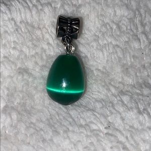 Green charm for pandora bracelet